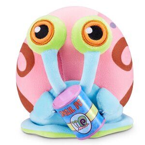 Snackles 5-in GARY Snail Plush with Snack Accessory from Spongebob Squarepants